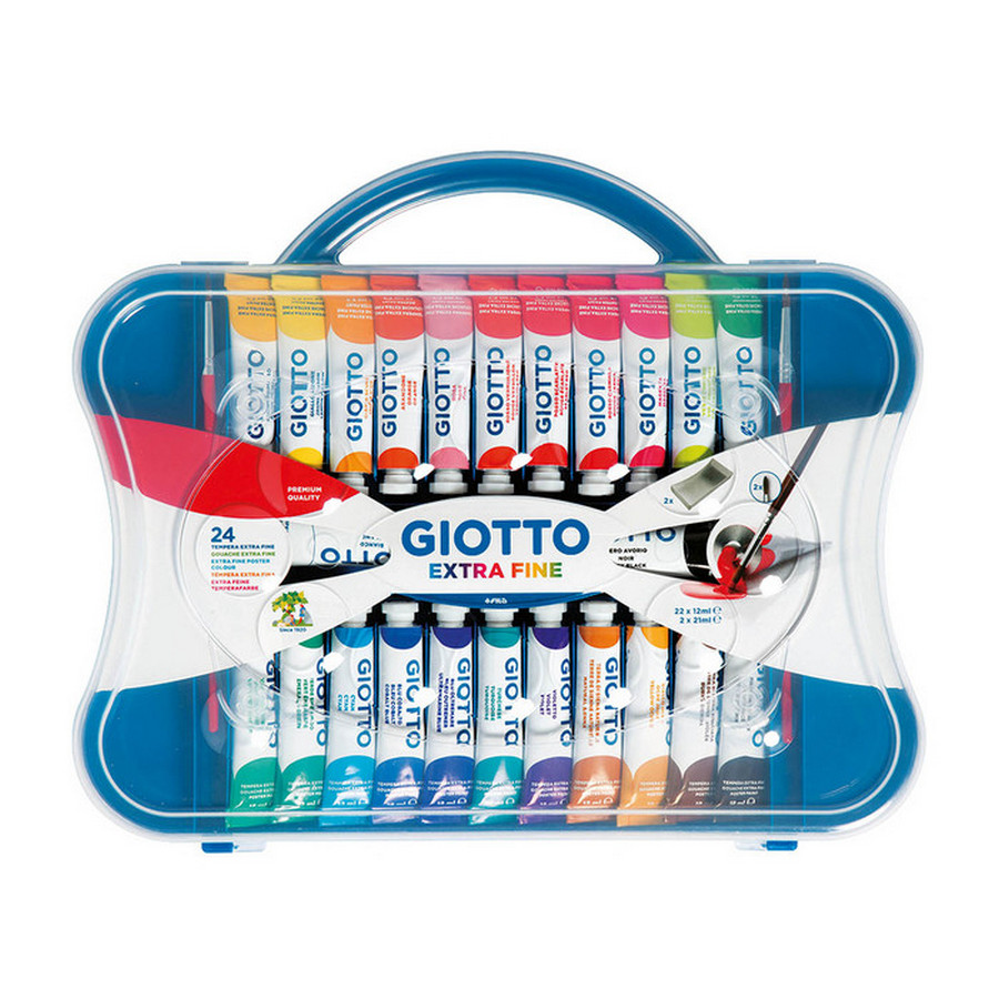 Poster Paint GIOTTO 12 ml: 22 Colors + Brush