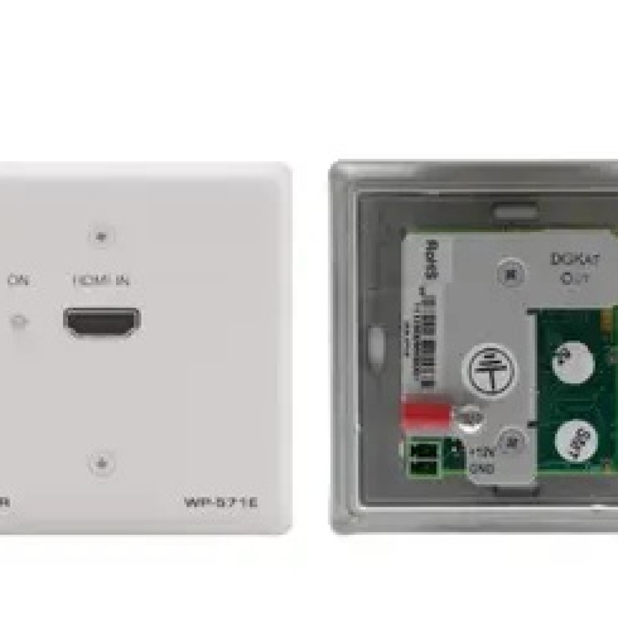 KRAMER HDMI HDCP 2.2 Wall Plate over PoC Long–Reach DGKat [WP-571E]