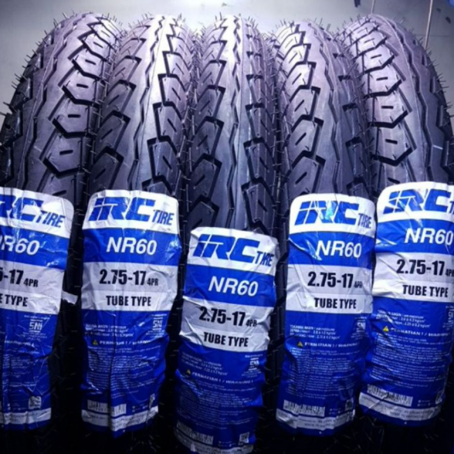 Ban MegaPro ukuran 90/90 R17 Tubles merk IRC - samping