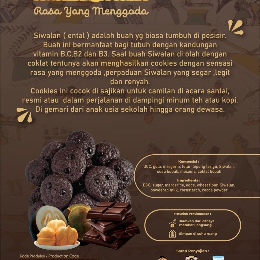 Brownies Cookies Siwalan - depan