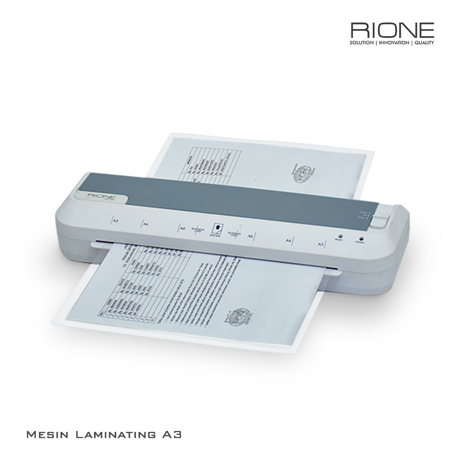 Mesin RIONE Laminating A3 (Laminator Sealing A3)