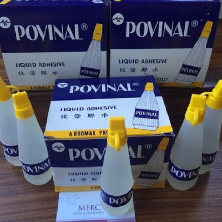 LEM KERTAS CAIR POVINAL