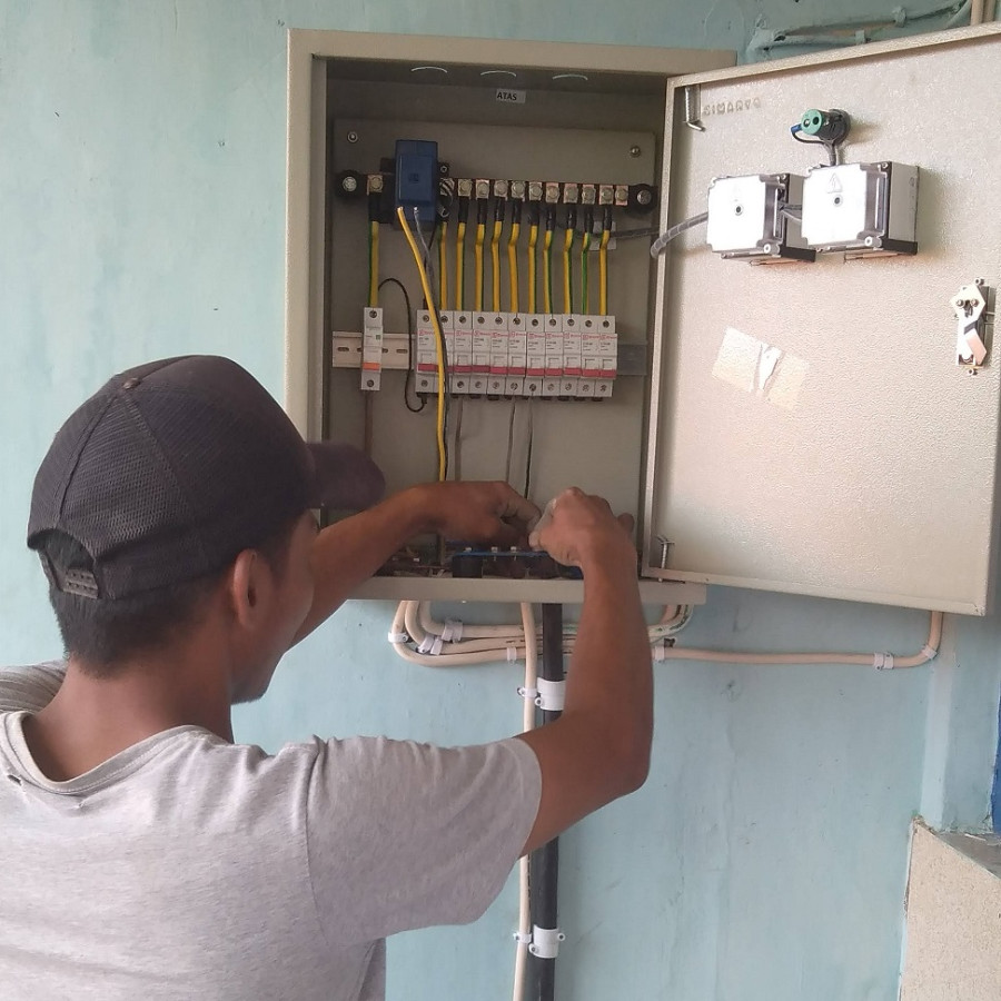 Panel LVMDP 1phase 13kva 240v - samping