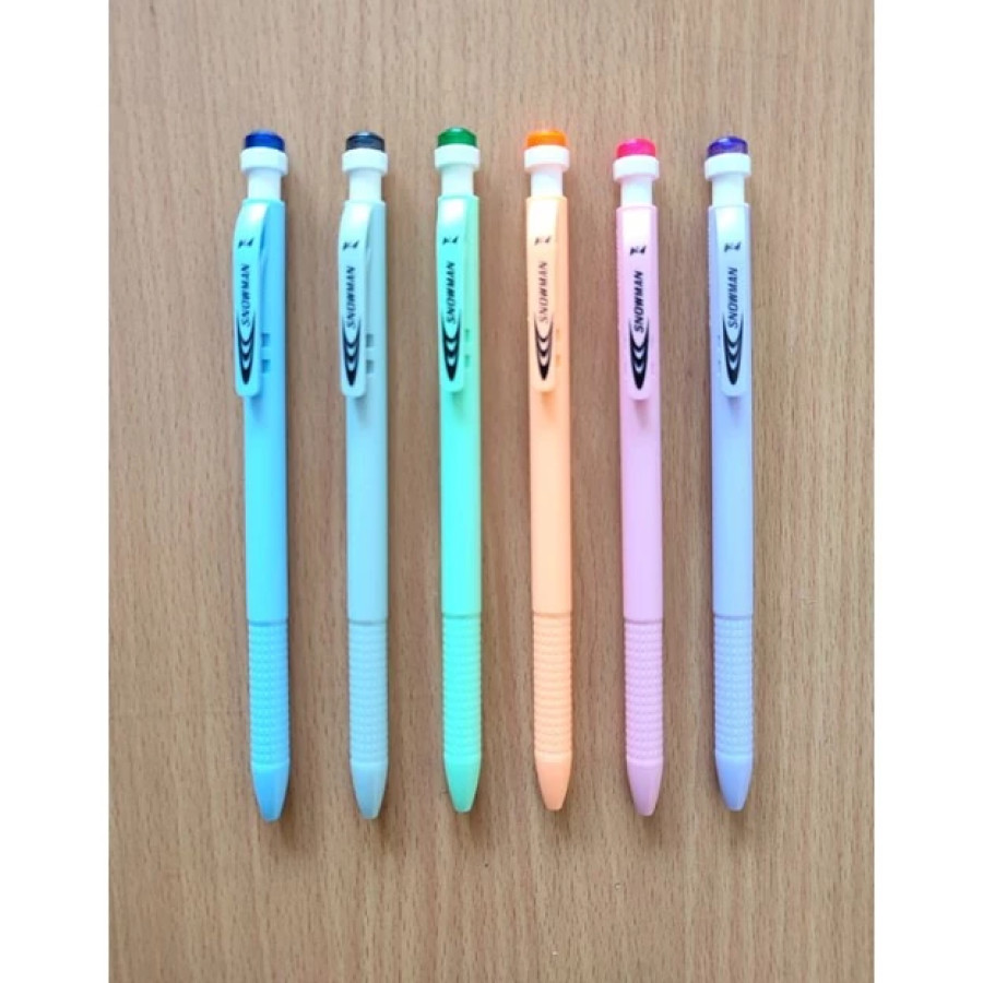 Pulpen Semi-Gel Snowman V4 0.7mm - samping