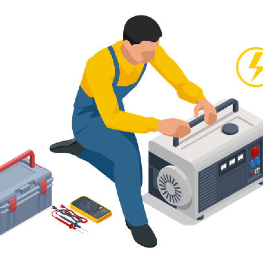 Jasa Service / Maintenance Genset 30 KVA - depan