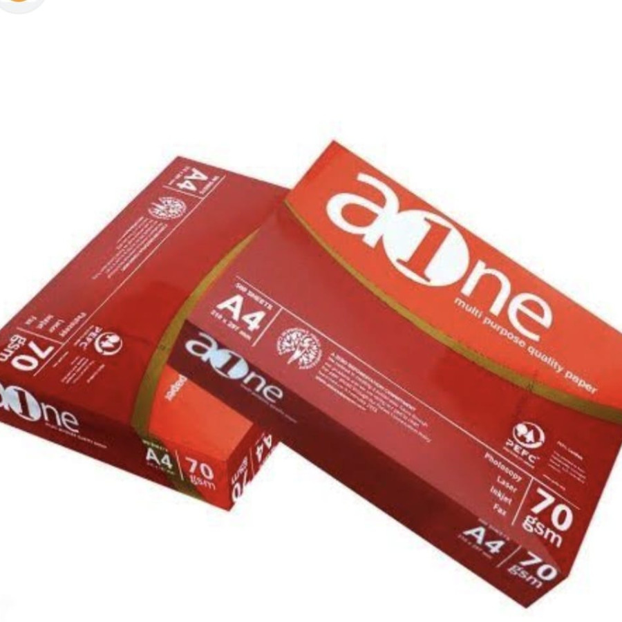 Kertas Hvs AONE A4 80 gram 1 RIM - depan