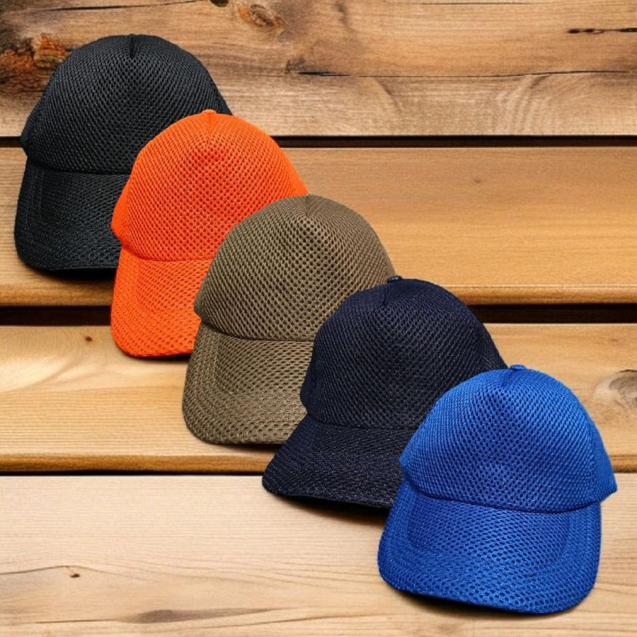 Topi doublemess velcro - depan