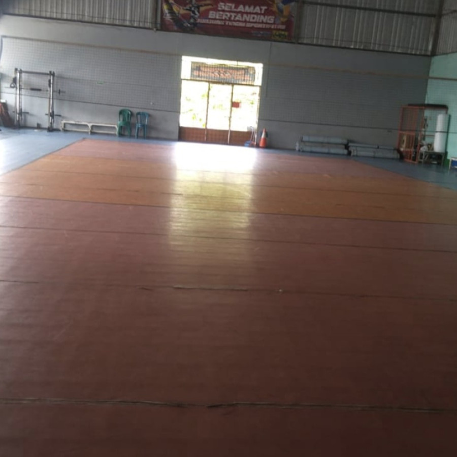 Sewa karpet voli indoor - depan