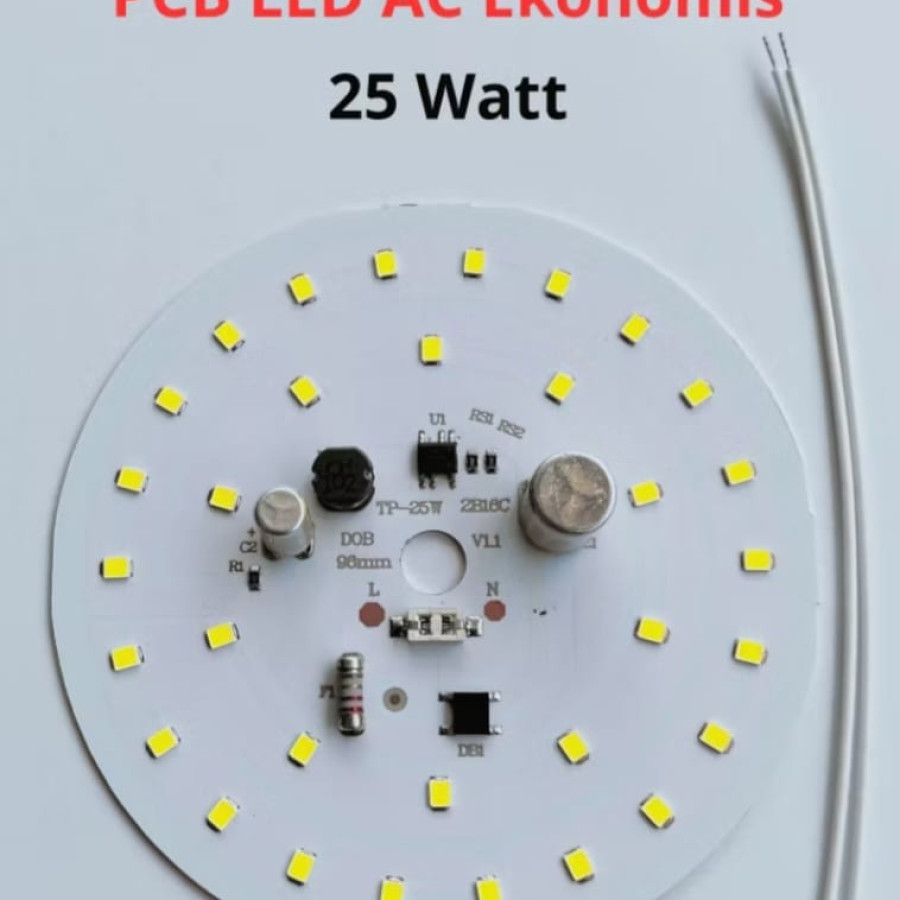 PCB LED AC 25 WATT - depan