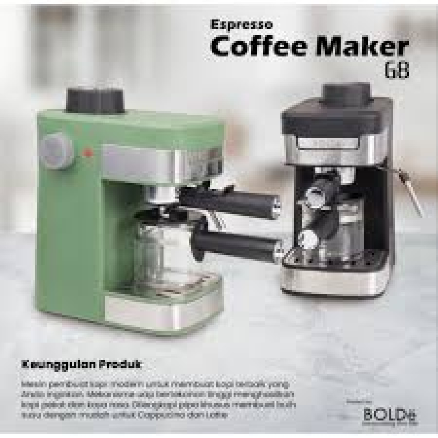 COFFEE MAKER BOLDE EXPRESSO G8 FROTHING MESIN KOPI WITH STEAM