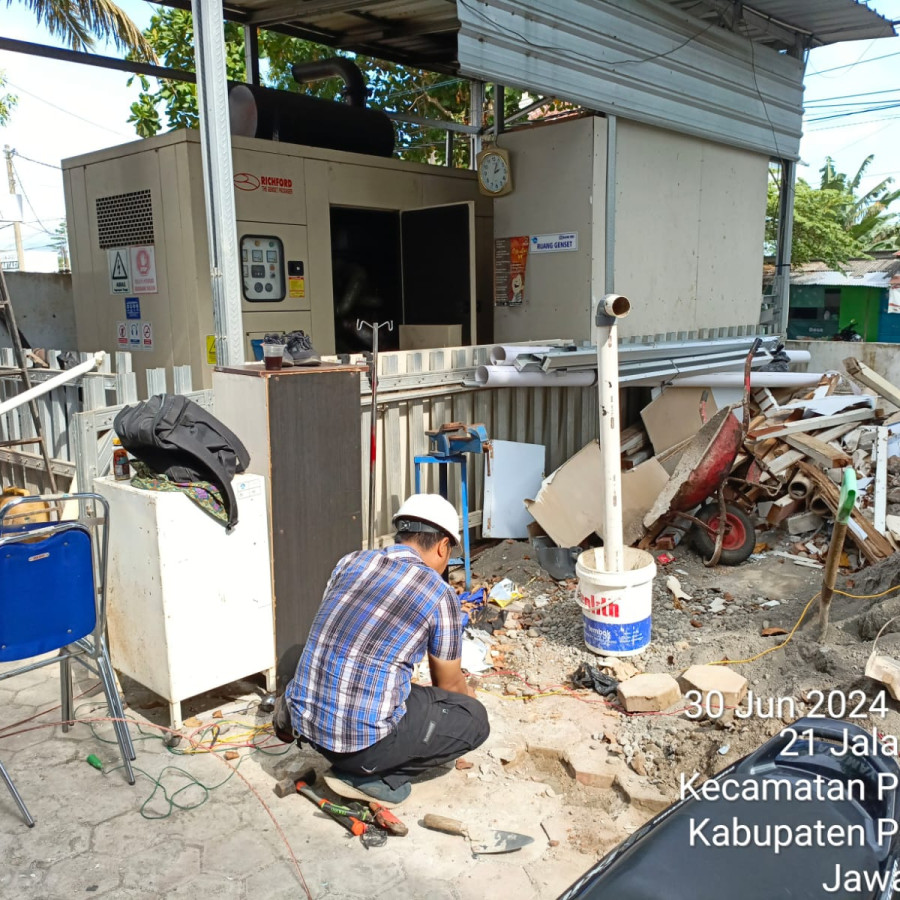 PERBAIKAN GROUNDING GENSET DAYA 550 KVA - detail