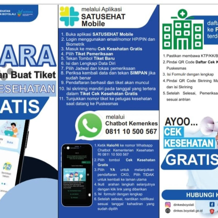 LEAFLET  CEK KESEHATAN
