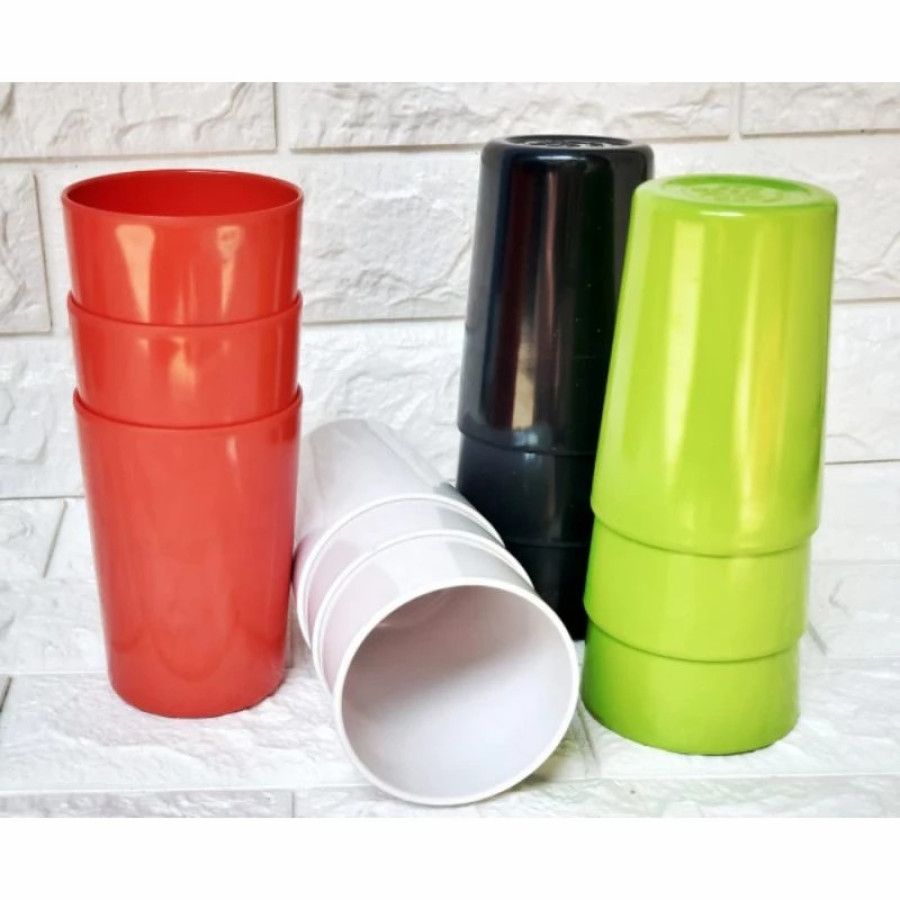 Gelas Melamin 9 cm 280ml - samping