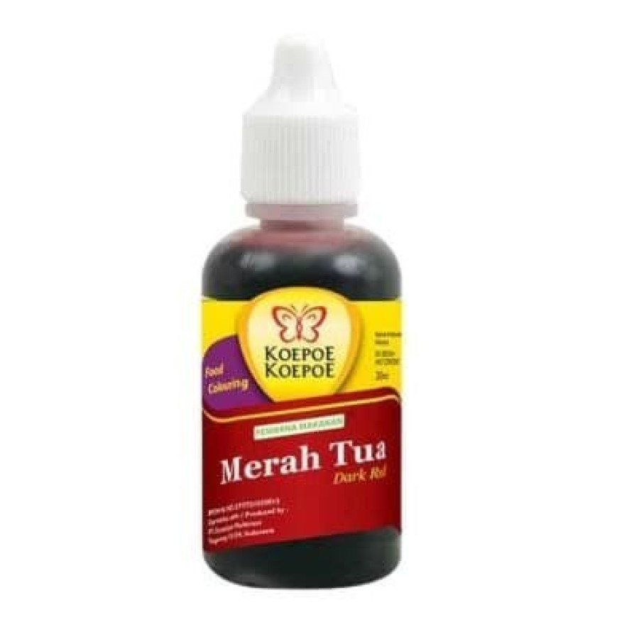 Pewarna Makanan Koepoe Koepoe - Merah Tua