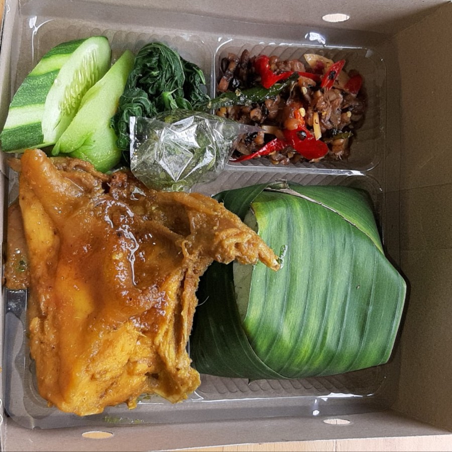 Nasi Box {Nasi, Lauk, Sayur} - depan