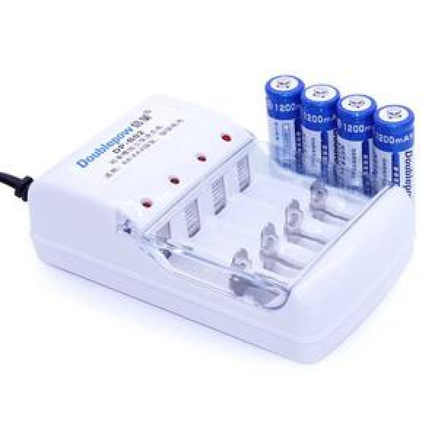 CHARGER BATERAI 4 SLOT AA  AAA - utama