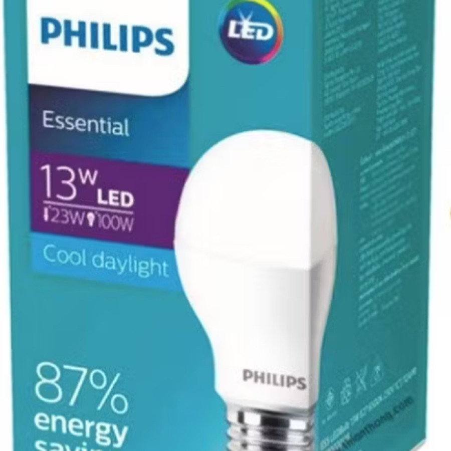 Philips Essential Lampu LED Bulb 13Watt Putih
