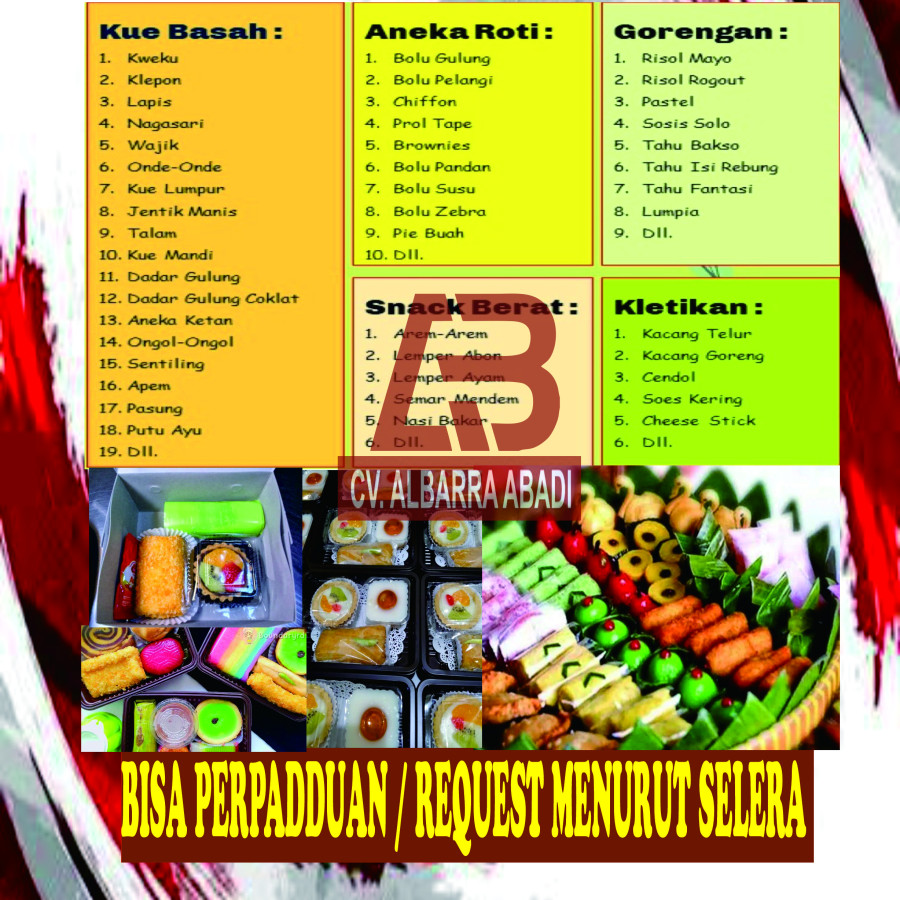 Paket  Snack / Kue Prasmanan VIP