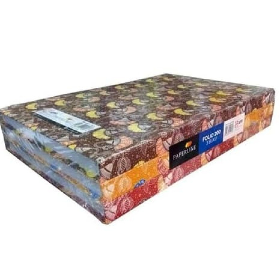 Buku Folio 200 Paperline Sampul Tebal - samping
