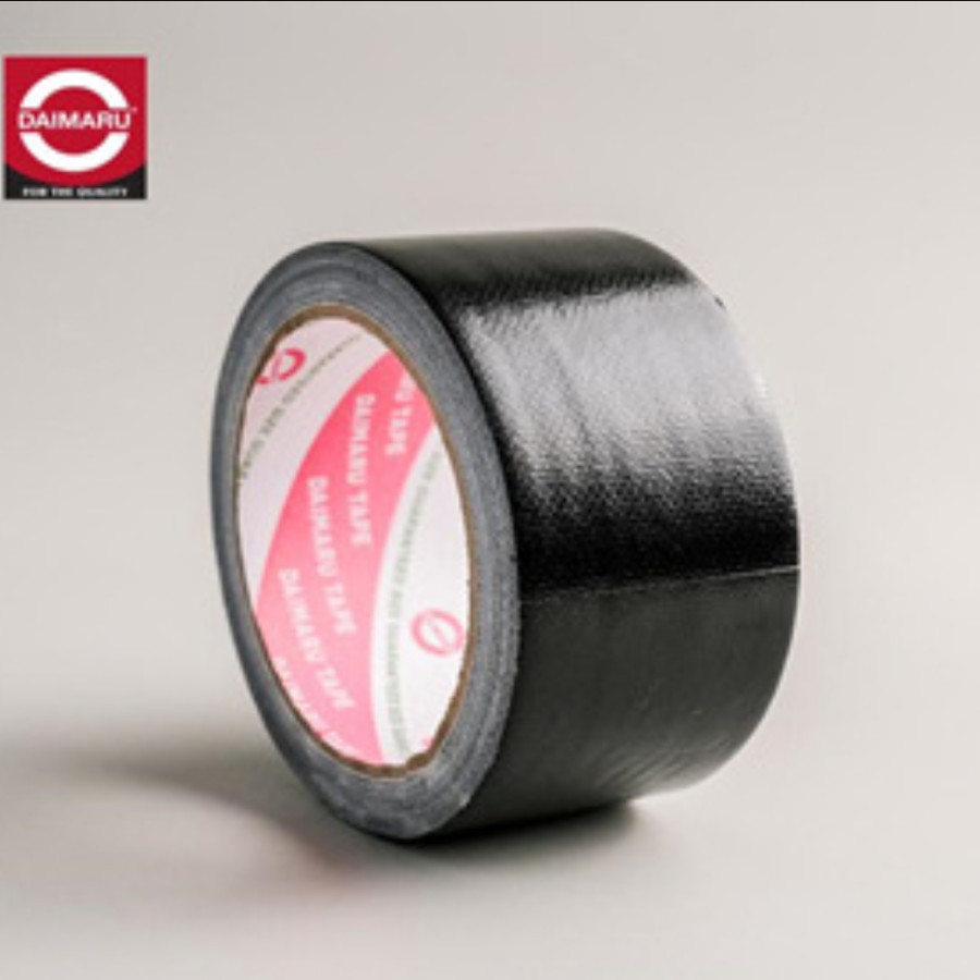 Lakban Hitam, merk : Daimaru, 48 mm x 12 m