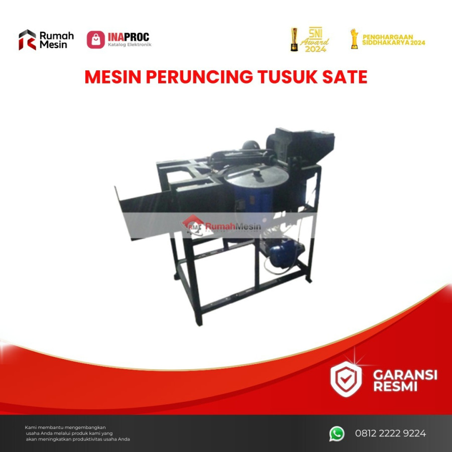MESIN PERUNCING TUSUK SATE - utama