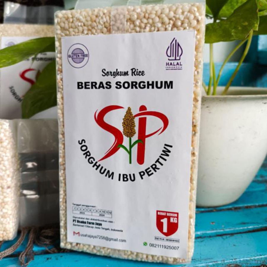 Beras Sorghum Vaccum 1 Kg,  ( 2,5 kg, 5 kg dan 0,5 kg) - utama