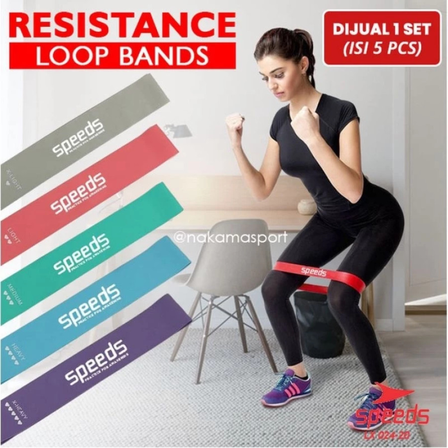 RESISTANCE BAND KECIL SPEEDS ATLETIK DIFABEL - utama