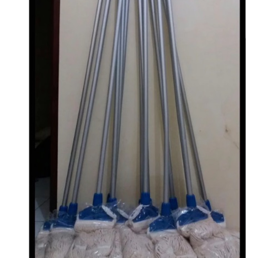 Tongkat dan kail pel basah - samping