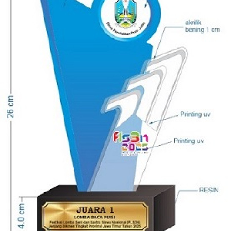 Piala Akrilik 1 Set