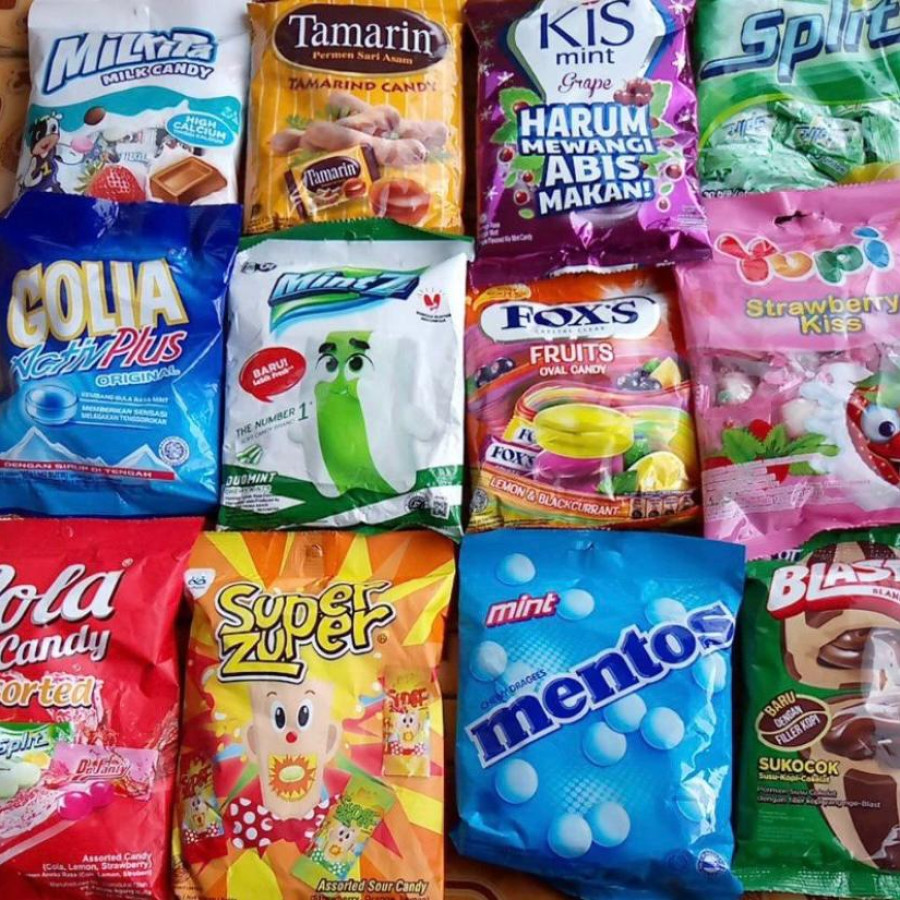 Permen Rasa Kiss Mentos Minz - depan