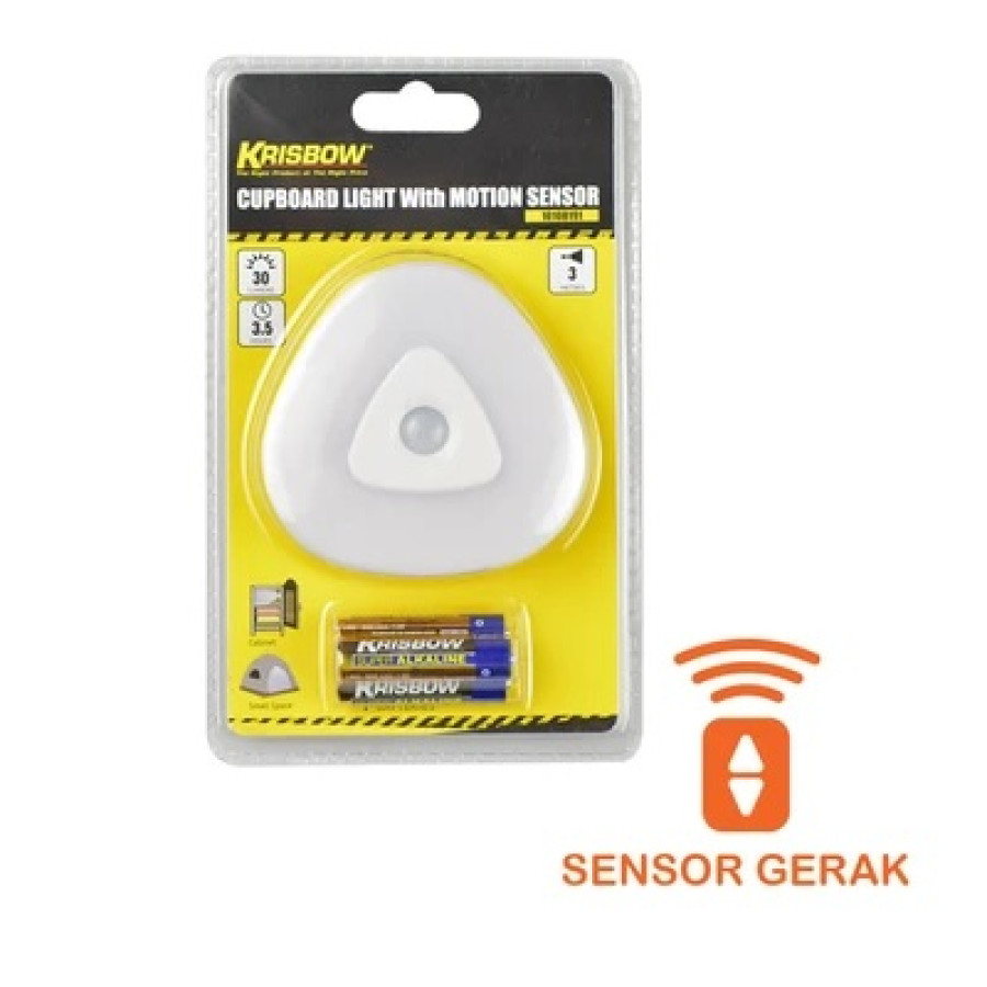 Krisbow Lampu Lemari Dengan Sensor Gerak 30 Lumens