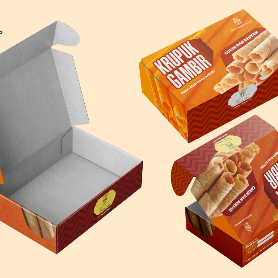 Krupuk Gambi polkked yang enak dan renyah - detail