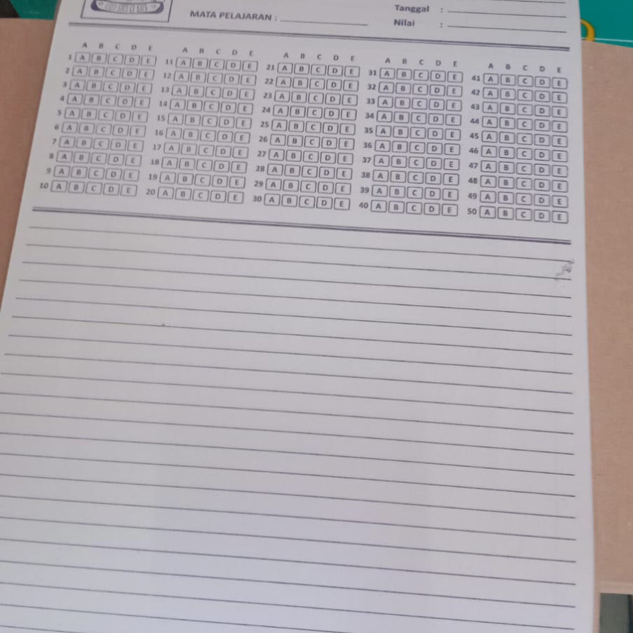 Kertas Ulangan Harian
