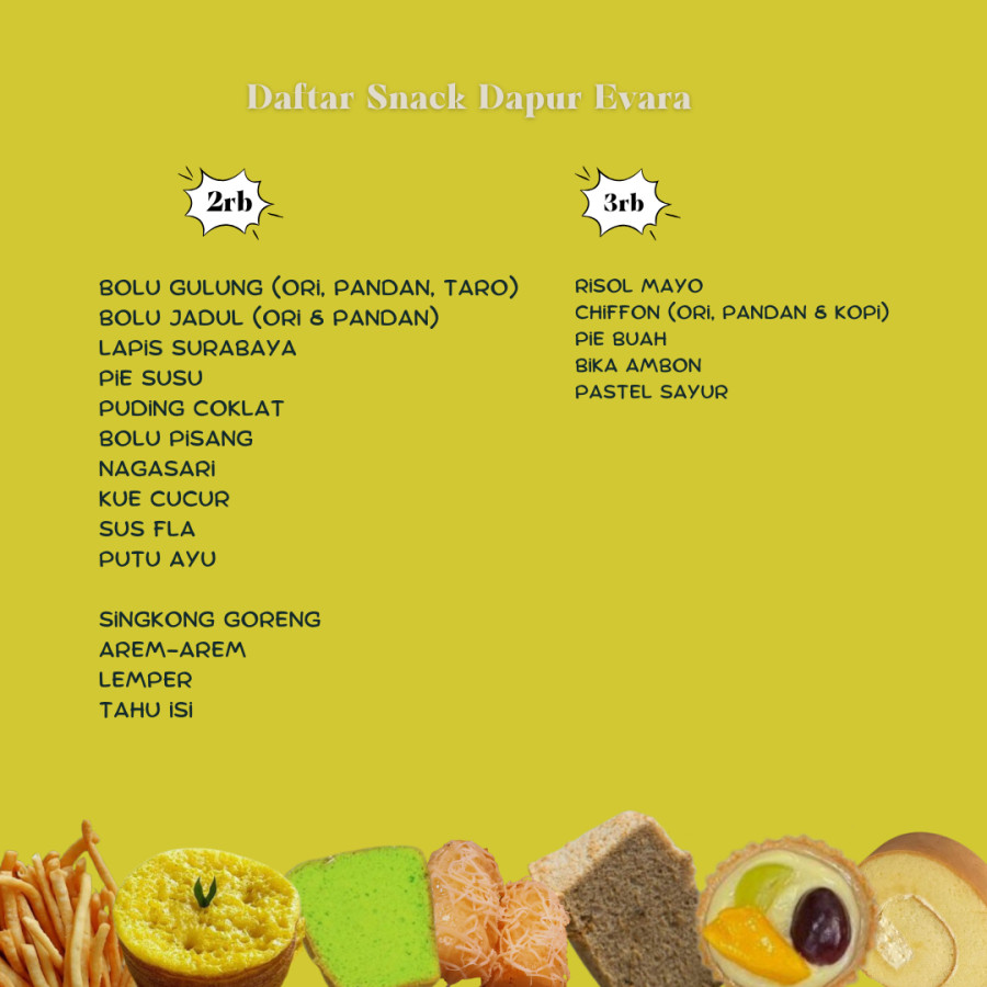 Paket C  Camilan Box Evara - detail