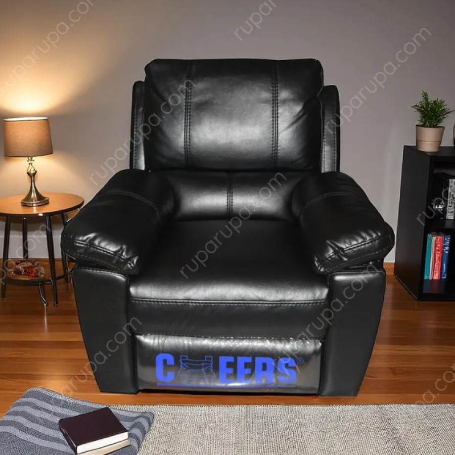 Sofa Cheers Mc Belle Recliner 1 Seater - Hitam - utama