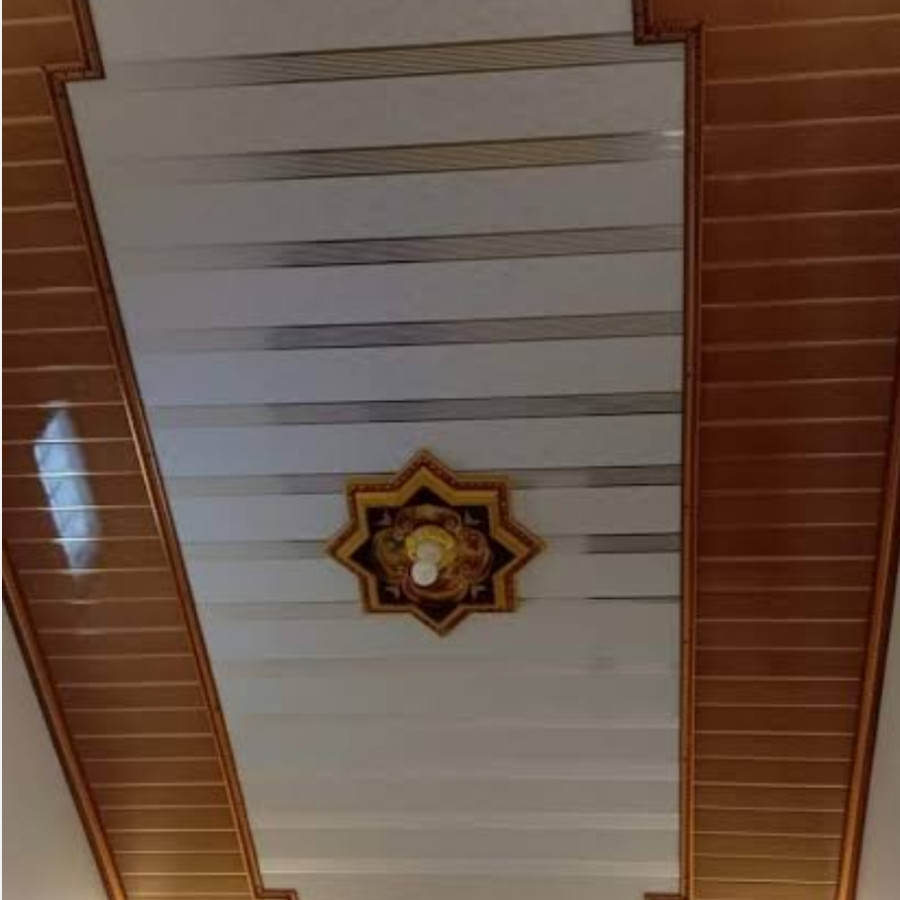 Paket Jasa Pemasangan plafon PVC per meter persegi (rangka hollow) - depan
