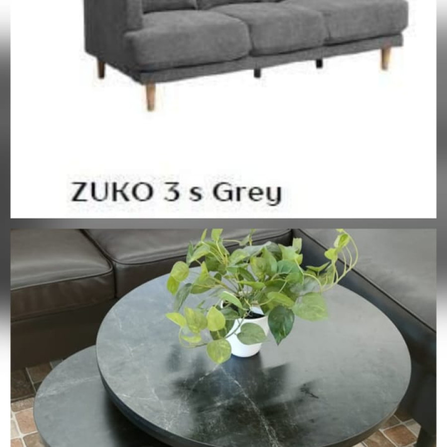 KURSI SOFA 3SEAT PLUS MEJA TAMU