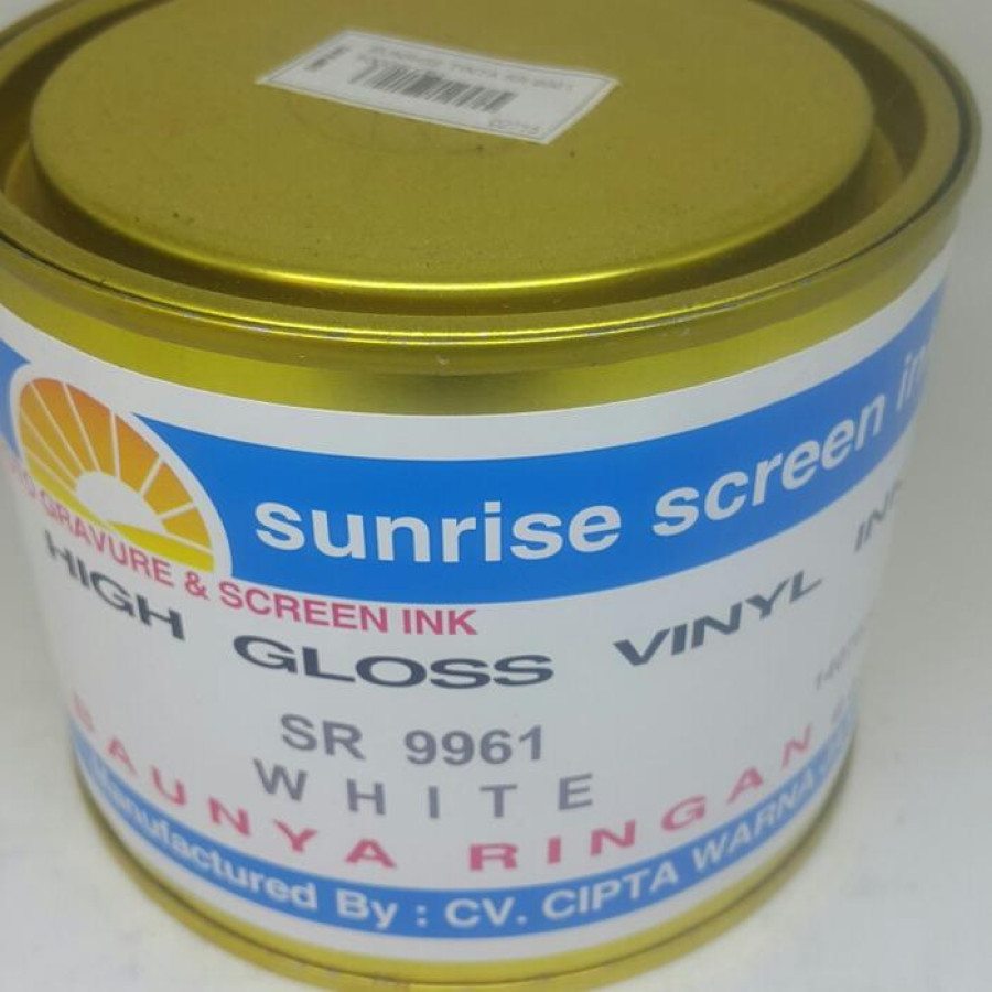 Tinta Sablon Kertas Putih 1 kg Merk sunrise