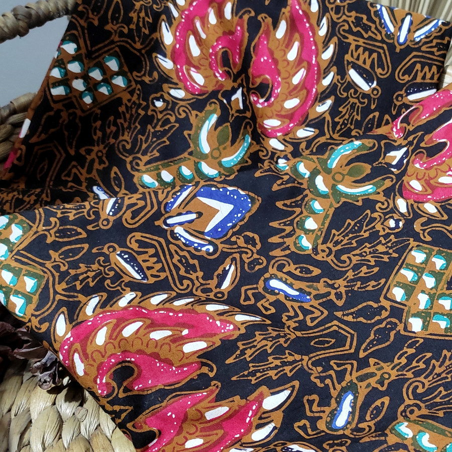 Kain Batik Cap Colet - depan