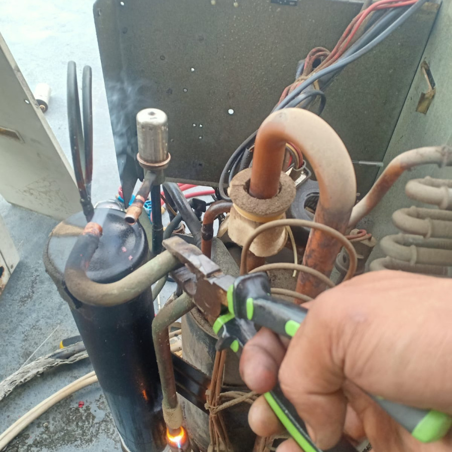 Perbaikan System dan Setting AC Standing - samping