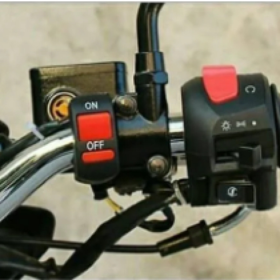 Saklar Lampu Stang Sepeda Motor ON OFF Universal Switch