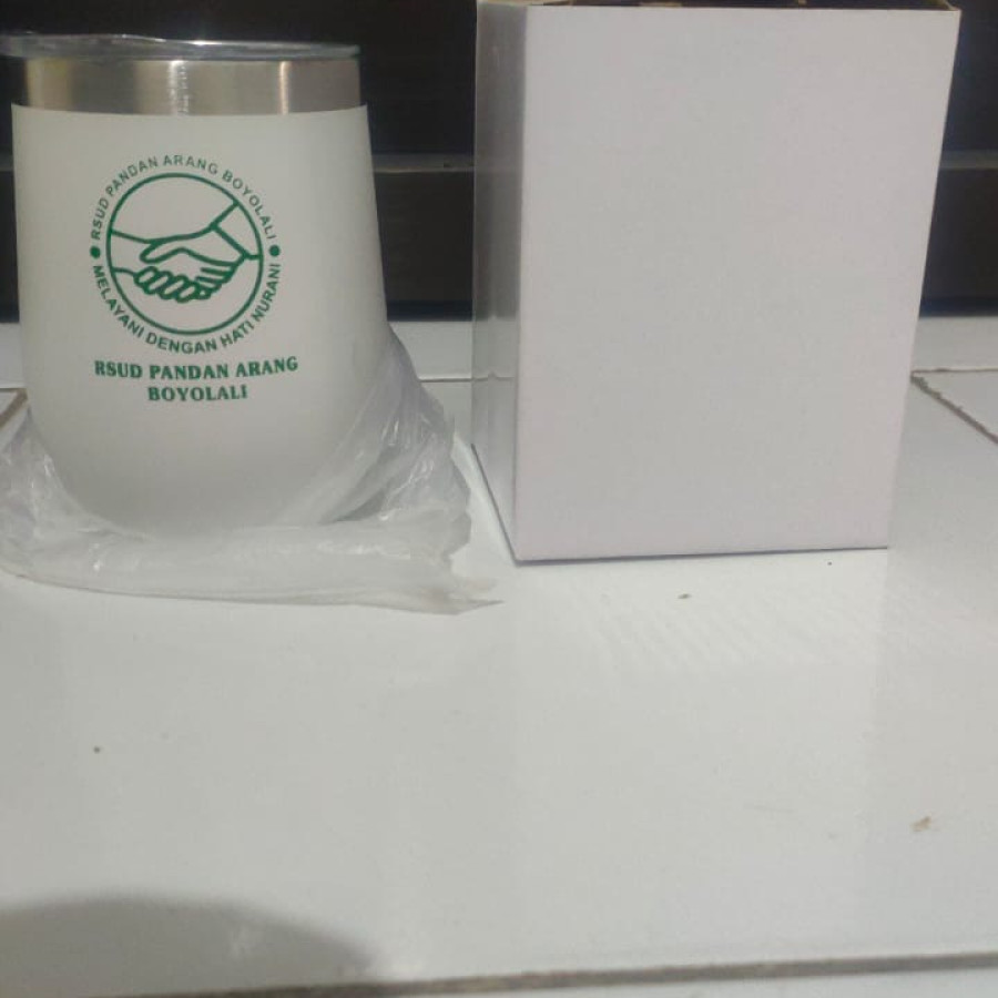 Gelas Mug Sablon Logo RS