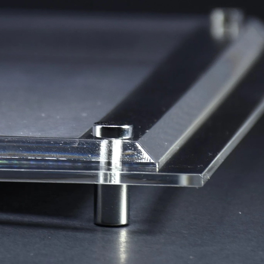 Frame Akrilik Dinding Ukuran 150x45cm / Acrylic Frame With Bevel Edge / Poster Dinding Tempel