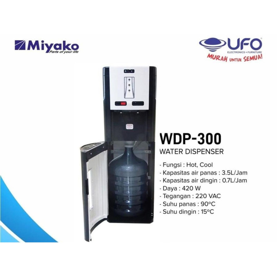 Dispenser bawah Miyako WDP 300 - utama