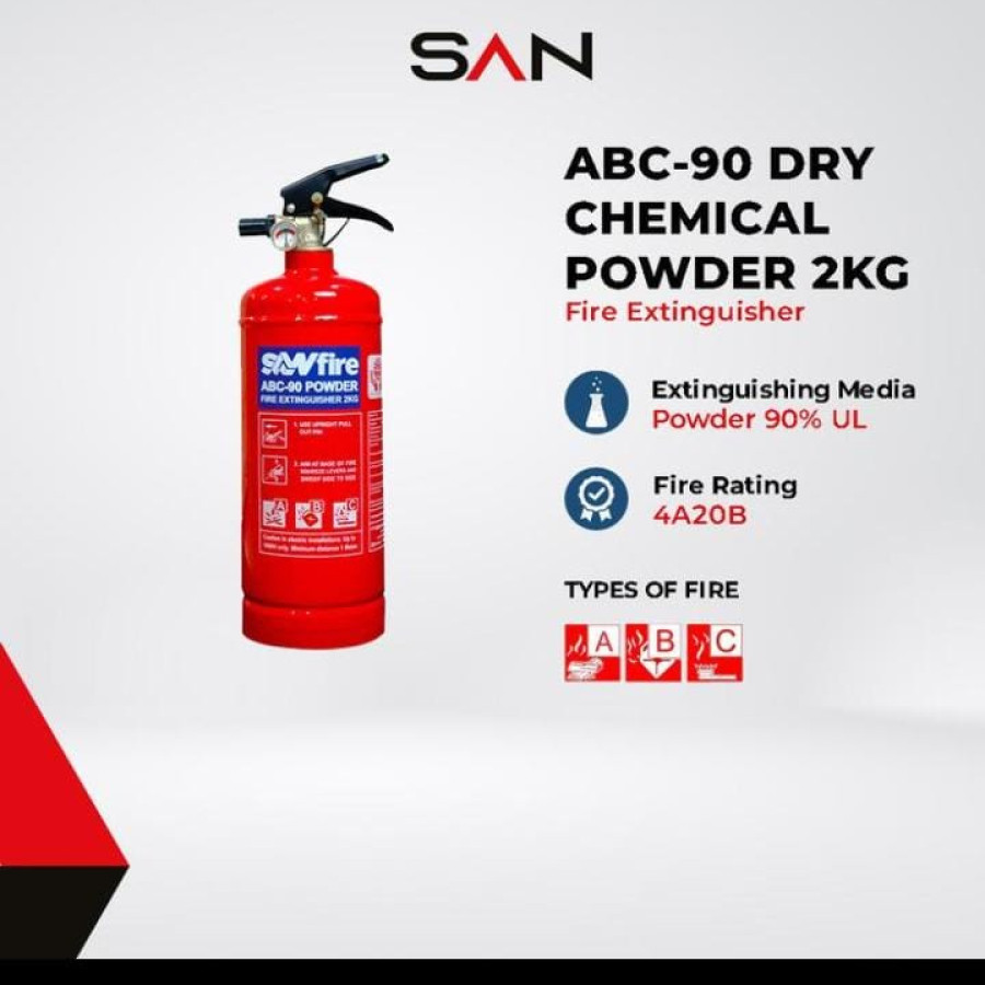 APAR ABC powder 90% - 2Kg - samping