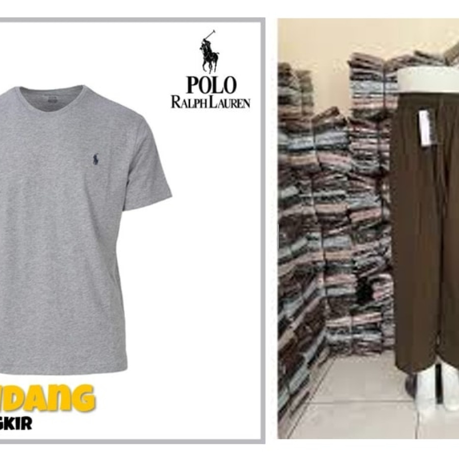 Kaos Polo dan Celana Pnjang - detail