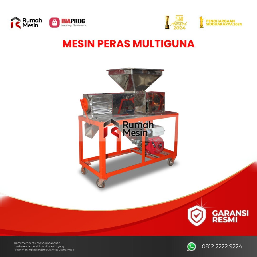 Mesin Peras Multiguna - depan