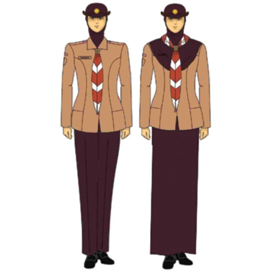 Seragam Pramuka SMK Perempuan