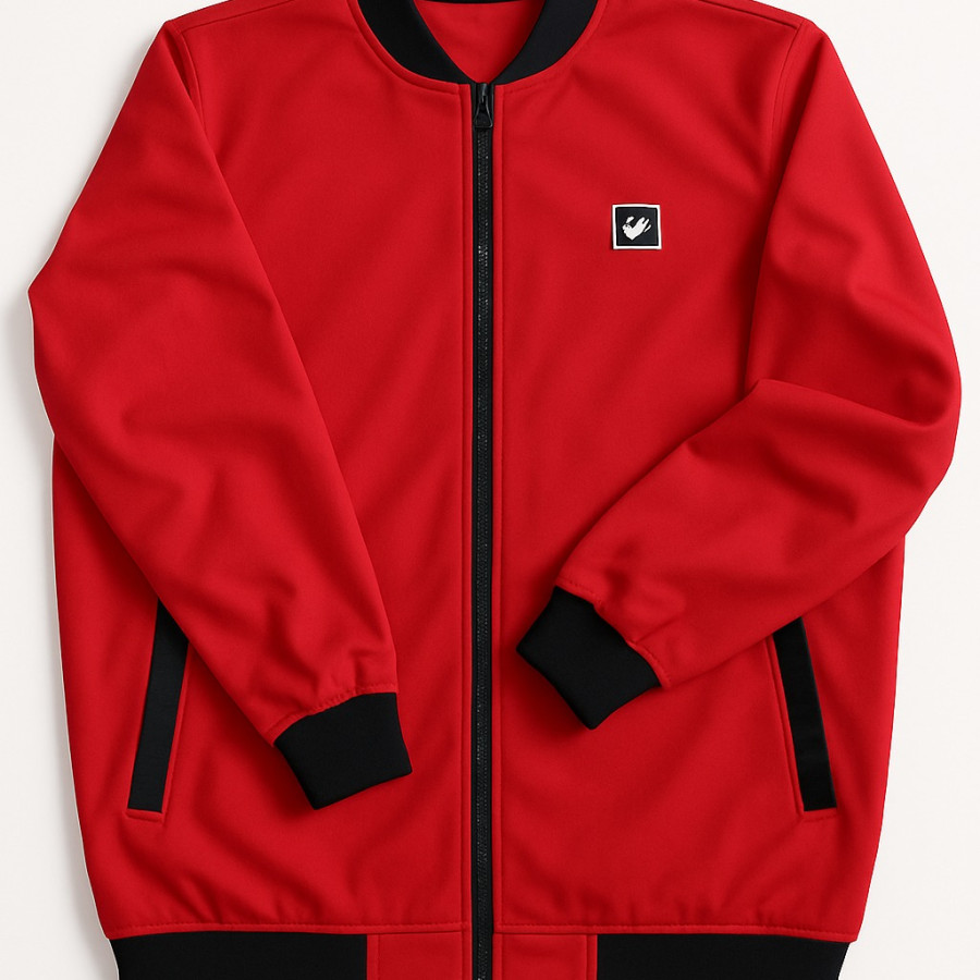 JAKET / SERAGAM OLAH RAGA LAPANGAN - depan