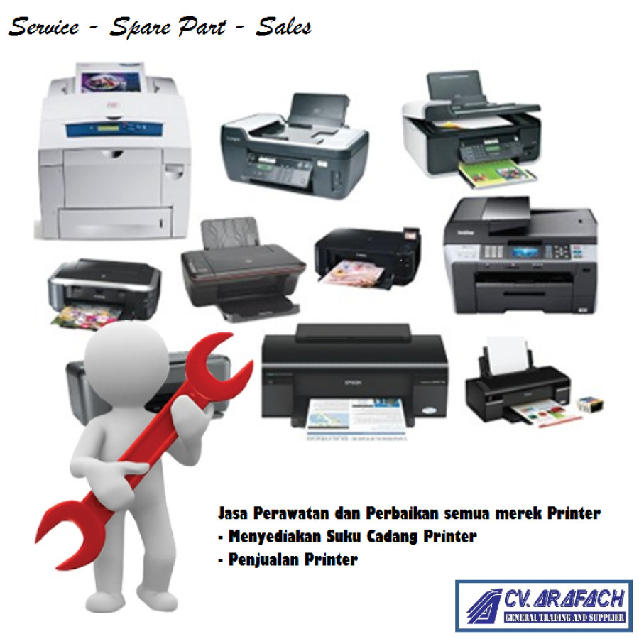 Service - SparePart - Sales Printer Segala Merek - utama